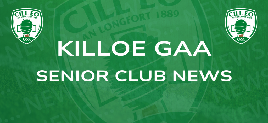 Senior Club Notes 22nd July 2024